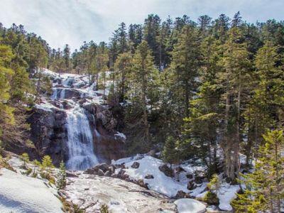 Cascade en hiver