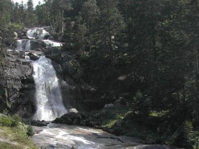 Cascade en été